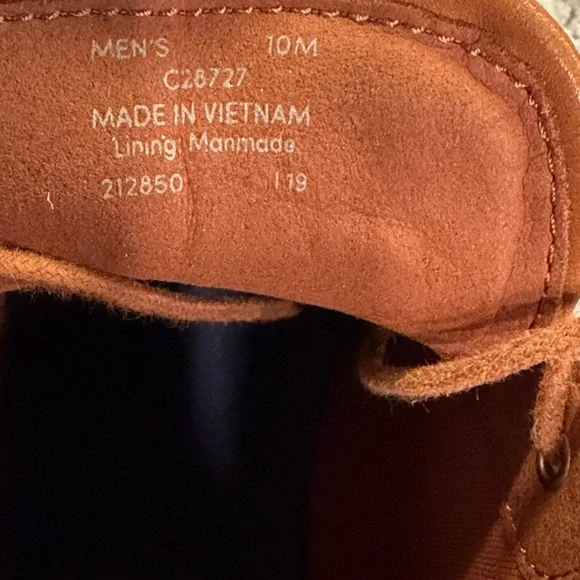 Cole Haan Men's Tan Leather Chukka Boots Size 10 - Picture 7 of 7